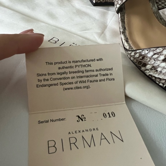 Alexandre Birman Authentic PYTHON Exotic Sandal Miki - Picture 6 of 7